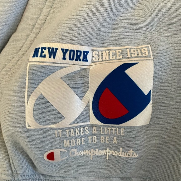 Baby Blue Champion Hoodie - Picture 2 of 4
